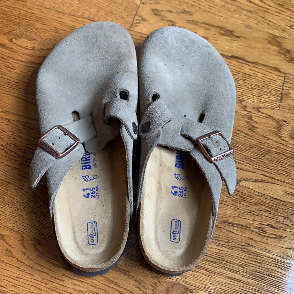 Birkenstock Boston Clogs size 41 soft footbed